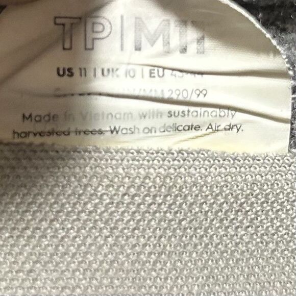 Allbirds Tree Runners TP Athletic Casual Shoes Sneakers Black Men’s Size 11 - Picture 11 of 11